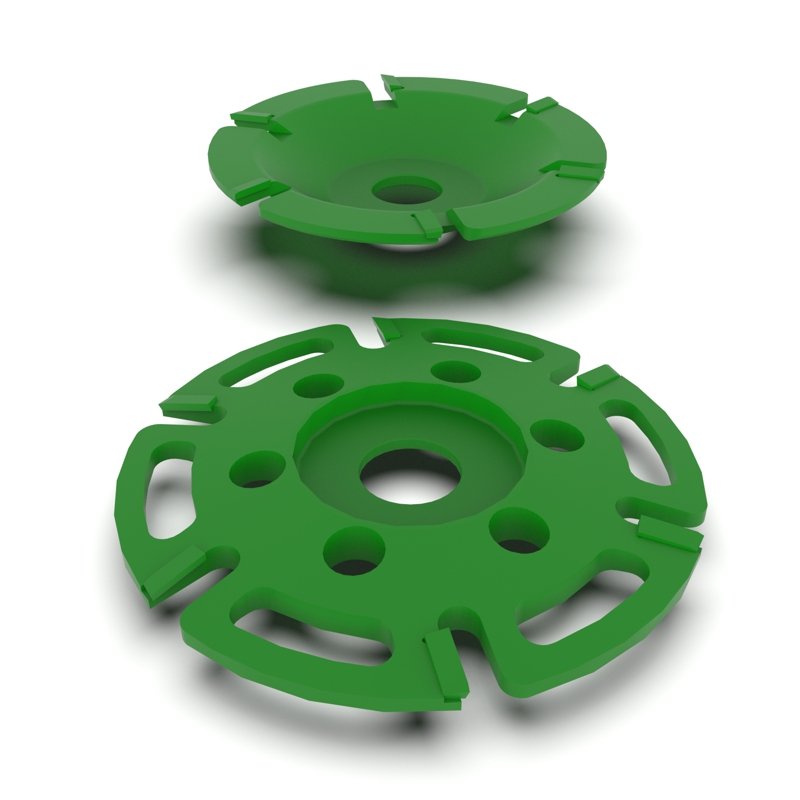 Roughing Discs conical and flat shape with tungsten carbide cutting edges